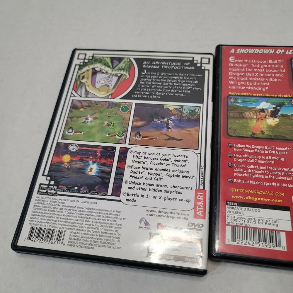 Dragon Ball Z: Sagas, Dragon Ball Z Budokai 2, Dragon Ball Z Budokai Bundle PS2 - Picture 3 of 8